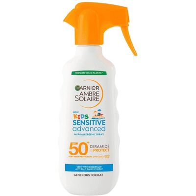 AMBRE SOLAIRE Αντηλιακό Spray Trigger Kids Sensitive Advanced SPF50+ 270ml AMBRE SOLAIRE Αντηλιακό Spray Trigger Kids Sensitive Advanced SPF50+ 270ml