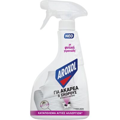 AROXOL Εντομοκτόνο Spray για Ακάρεα & Σκόρους 300ml AROXOL Εντομοκτόνο Spray για Ακάρεα & Σκόρους 300ml