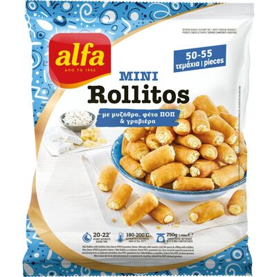 ALFA Mini Rollitos Μυζήθρα Φέτα Γραβιέρα 750g ALFA Mini Rollitos Μυζήθρα Φέτα Γραβιέρα 750g