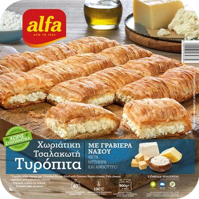 ALFA Τυρόπιτα Πηλίου Κατεψυγμένη 850 gr ALFA Τυρόπιτα Πηλίου Κατεψυγμένη 850 gr
