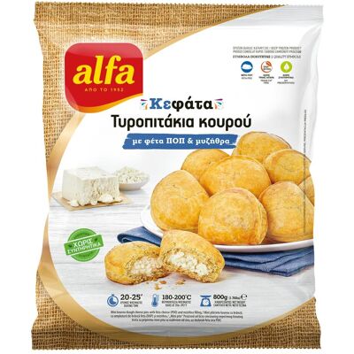 ALFA Τυροπιτάκια Κατεψυγμένα Κλασικά Κουρού 800gr ALFA Τυροπιτάκια Κατεψυγμένα Κλασικά Κουρού 800gr