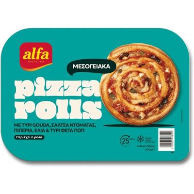 ALFA Pizza Rolls Μεσογειακά 540g ALFA Pizza Rolls Μεσογειακά 540g