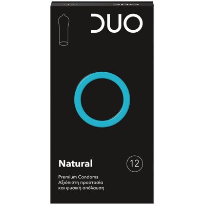 DUO Προφυλακτικά Natural 12 Τεμάχια DUO Προφυλακτικά Natural 12 Τεμάχια