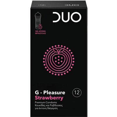 DUO Προφυλακτικά G-pleasure 12 Τεμάχια DUO Προφυλακτικά G-pleasure 12 Τεμάχια