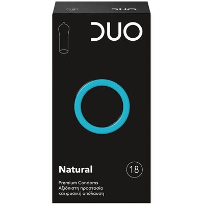 DUO Προφυλακτικά Natural 18 Τεμάχια DUO Προφυλακτικά Natural 18 Τεμάχια