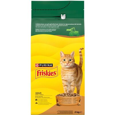 FRISKIES Ξηρά Τροφή Γάτας Κοτόπουλο & Γαλοπούλα με Λαχανικά 2kg FRISKIES Ξηρά Τροφή Γάτας Κοτόπουλο & Γαλοπούλα με Λαχανικά 2kg