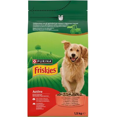 FRISKIES Ξηρά Τροφή Σκύλου Active Με Βοδινό 1.5 Kg FRISKIES Ξηρά Τροφή Σκύλου Active Με Βοδινό 1.5 Kg