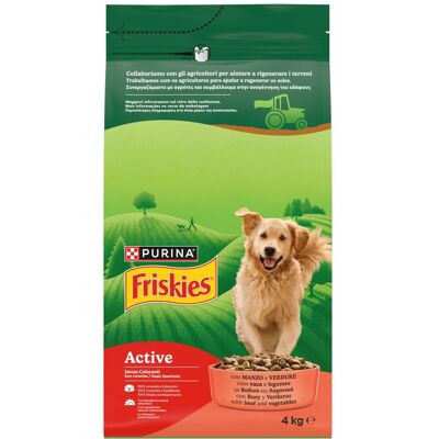 FRISKIES Ξηρά Τροφή Σκύλου Active Βοδινό 4 Kg FRISKIES Ξηρά Τροφή Σκύλου Active Βοδινό 4 Kg