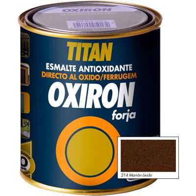 Χρώμα Αντισκωριακό Με Ρινίσματα Μετάλλου TITAN OXIRON FORJA MARRON 750ml Χρώμα Αντισκωριακό Με Ρινίσματα Μετάλλου TITAN OXIRON FORJA MARRON 750ml