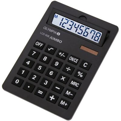 Ηλιακη Αριθμομηχανη Με Μεγαλα Πληκτρα Olympia Lcd-908 Jumbo A4 Ηλιακη Αριθμομηχανη Με Μεγαλα Πληκτρα Olympia Lcd-908 Jumbo A4