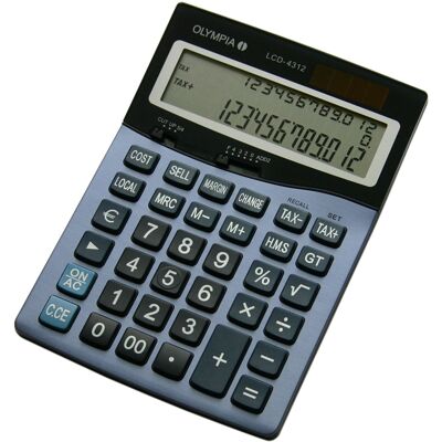 Αριθμομηχανή Γραφειου Olympia Lcd-4312 Αριθμομηχανή Γραφειου Olympia Lcd-4312
