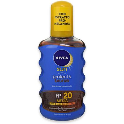 Αντιηλιακό NIVEA SUN SPRAY PROTECT & BRONZE FP20 200ml Αντιηλιακό NIVEA SUN SPRAY PROTECT & BRONZE FP20 200ml