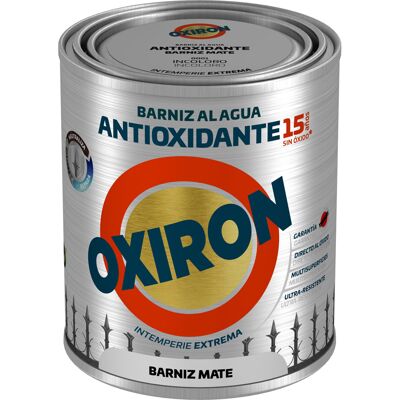 Βερνίκι Μετάλλων Νερού Αντισκωριακό TITAN OXIRON ANTIOXIDANTE BARNIZ MATE 750ml Βερνίκι Μετάλλων Νερού Αντισκωριακό TITAN OXIRON ANTIOXIDANTE BARNIZ MATE 750ml