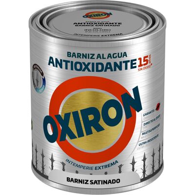 Βερνίκι Μετάλλων Νερού Αντισκωριακό TITAN OXIRON ANTIOXIDANTE BARNIZ SATINADO 750ml Βερνίκι Μετάλλων Νερού Αντισκωριακό TITAN OXIRON ANTIOXIDANTE BARNIZ SATINADO 750ml