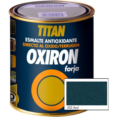 Χρώμα Αντισκωριακό Με Ρινίσματα Μετάλλου TITAN OXIRON FORJA AZUL 750ml Χρώμα Αντισκωριακό Με Ρινίσματα Μετάλλου TITAN OXIRON FORJA AZUL 750ml