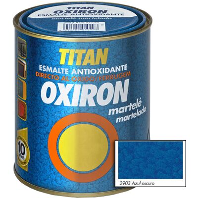 Χρώμα Αντισκωριακό Σφυρηλατό TITAN OXIRON MARTELE AZUL OSCURO 750ml Χρώμα Αντισκωριακό Σφυρηλατό TITAN OXIRON MARTELE AZUL OSCURO 750ml