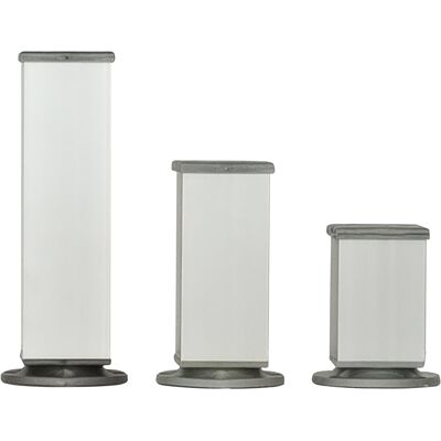 OEM Πόδι Διακοσμητικό Inox Αλουμίνιο 40x40 Η150mm OEM Πόδι Διακοσμητικό Inox Αλουμίνιο 40x40 Η150mm