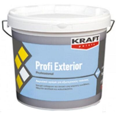 Ακρυλικό Χρώμα Υδατικής Διασποράς Kraft Profi Exterior Λευκό 3lt Ακρυλικό Χρώμα Υδατικής Διασποράς Kraft Profi Exterior Λευκό 3lt