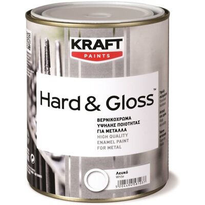 Βερνικόχρωμα Kraft Hard & Gloss Μαύρο Ματ 0.75Lt Βερνικόχρωμα Kraft Hard & Gloss Μαύρο Ματ 0.75Lt
