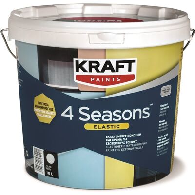 KRAFT 4 Seasons Elastic Λευκό 3lt KRAFT 4 Seasons Elastic Λευκό 3lt