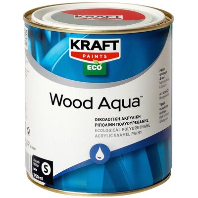 Kraft Oικολογική Ακρυλική Ριπολίνη Πολυουρεθάνης Wood Aqua Γυάλινο Λευκό 750ml Kraft Oικολογική Ακρυλική Ριπολίνη Πολυουρεθάνης Wood Aqua Γυάλινο Λευκό 750ml