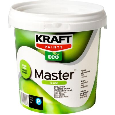 Οικολογικό Πλαστικό Χρώμα Kraft Master Eco Λευκό 750ml Οικολογικό Πλαστικό Χρώμα Kraft Master Eco Λευκό 750ml