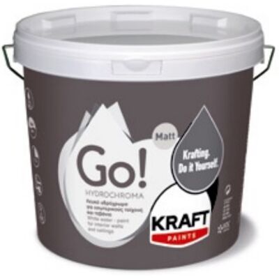 Υδρόχρωμα KRAFT GO! HYDROCHROMA Λευκό 9lt Υδρόχρωμα KRAFT GO! HYDROCHROMA Λευκό 9lt