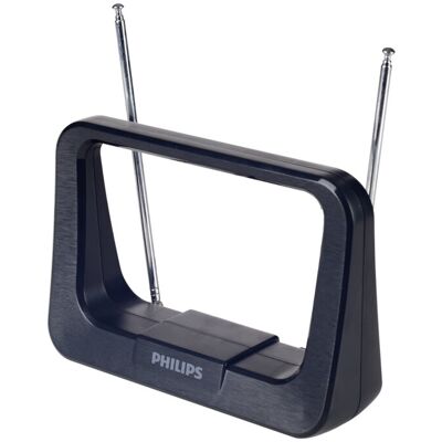 Κεραία Τηλεόρασης HDTV/4K/UHF/VHF/FM Εσωτερικού Χώρου Με Ενισχυτή 28dB Και Φίλτρο GSM 17x12cm PHILIPS SDV1226/GRS Κεραία Τηλεόρασης HDTV/4K/UHF/VHF/FM Εσωτερικού Χώρου Με Ενισχυτή 28dB Και Φίλτρο GSM 17x12cm PHILIPS SDV1226/GRS