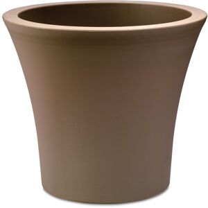 Plastona Γλάστρα City Με Ρόδες 40X38 Καφέ Plastona Γλάστρα City Με Ρόδες 40X38 Καφέ