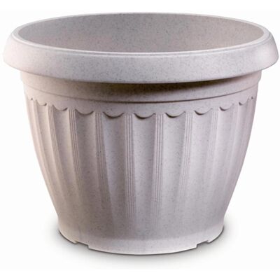 Plastona Γλάστρα Corfu Γρανίτης Φ45cm Plastona Γλάστρα Corfu Γρανίτης Φ45cm