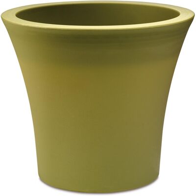 Plastona Γλάστρα City Με Ρόδες 40X38 Λαδί Plastona Γλάστρα City Με Ρόδες 40X38 Λαδί