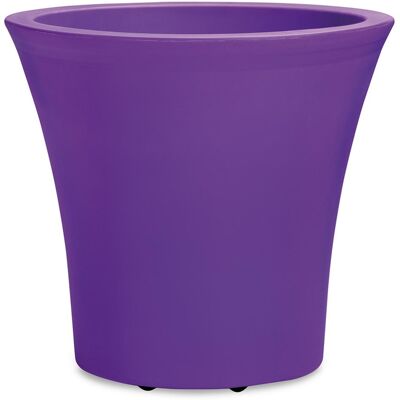 Plastona Γλάστρα City Με Ρόδες 40X38 Μωβ Plastona Γλάστρα City Με Ρόδες 40X38 Μωβ