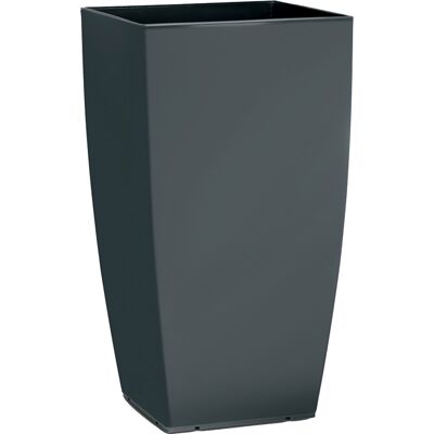 Plastona Κασπώ Τετράγωνο Άνθρακα 31x31x56.5cm Plastona Κασπώ Τετράγωνο Άνθρακα 31x31x56.5cm