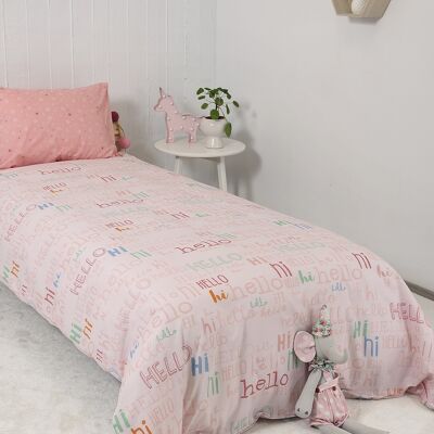 Σεντόνι Παιδικό NAF NAF HELLO 354 Ροζ 100% Βαμβάκι 165x256cm Σετ 3Τμχ Σεντόνι Παιδικό NAF NAF HELLO 354 Ροζ 100% Βαμβάκι 165x256cm Σετ 3Τμχ