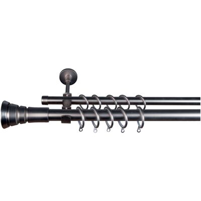 OEM Κουρτινόξυλο Πτυσσόμενο Διπλό Apollon Φ25/28mm Φ16/19mm 1.40-2.40m OEM Κουρτινόξυλο Πτυσσόμενο Διπλό Apollon Φ25/28mm Φ16/19mm 1.40-2.40m