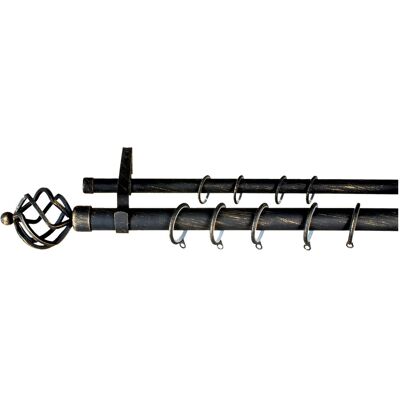 OEM Κουρτινόξυλο Πτυσσόμενο Διπλό Heaven Φ22/25mm Φ16/19mm 1.40-2.40m OEM Κουρτινόξυλο Πτυσσόμενο Διπλό Heaven Φ22/25mm Φ16/19mm 1.40-2.40m