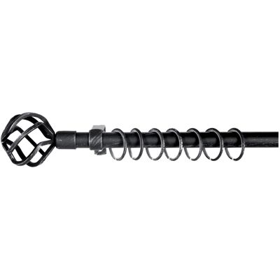 OEM Κουρτινόξυλο Πτυσσόμενο Space Φ16/19mm 1.20-2.10m Μαύρο Ματ OEM Κουρτινόξυλο Πτυσσόμενο Space Φ16/19mm 1.20-2.10m Μαύρο Ματ