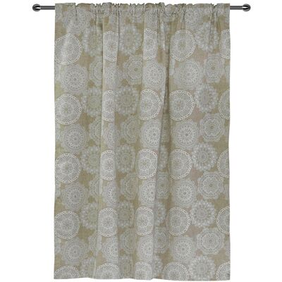 OEM Κουρτίνα 140x270cm Mε Τρέσα Ivory OEM Κουρτίνα 140x270cm Mε Τρέσα Ivory