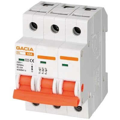 OEM Ραγοδιακόπτης 3X63A GACIA OEM Ραγοδιακόπτης 3X63A GACIA