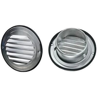 OEM Γρίλια Εξαερισμού Ανοξείδωτη Φ.100mm & Προέκταση 50mm & Σίτα OEM Γρίλια Εξαερισμού Ανοξείδωτη Φ.100mm & Προέκταση 50mm & Σίτα