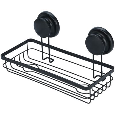 Estia Εταζέρα Με Βεντούζες Ισια Μαύρη 53x35x71cm Estia Εταζέρα Με Βεντούζες Ισια Μαύρη 53x35x71cm