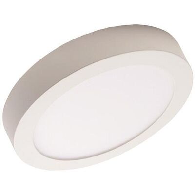 Φωτιστικό LED Slim Εξωτερικό Λευκό Φ225 EUROLAMP 145-68014 Φωτιστικό LED Slim Εξωτερικό Λευκό Φ225 EUROLAMP 145-68014