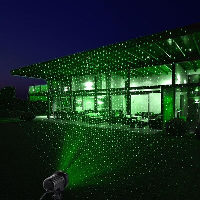 TnS Προτζέκτορας Αλουμινίου LASER Πολύχρωμα LED IP44 TnS Προτζέκτορας Αλουμινίου LASER Πολύχρωμα LED IP44