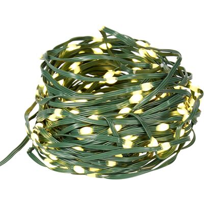 TnS 100 LED Ηλιακά Λαμπάκια Πράσινο Καλώδιο Θερμό Λευκό Φως IP65 TnS 100 LED Ηλιακά Λαμπάκια Πράσινο Καλώδιο Θερμό Λευκό Φως IP65