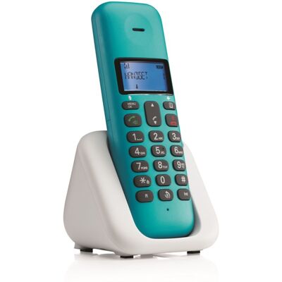 Motorola T301 Turquoise Ασύρματο Τηλεφωνο Dect Motorola T301 Turquoise Ασύρματο Τηλεφωνο Dect