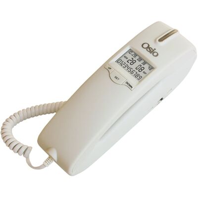 Τηλέφωνο Γόνδολα Με Display Ενσύρματο Λευκό OSIO OSW-4650W Τηλέφωνο Γόνδολα Με Display Ενσύρματο Λευκό OSIO OSW-4650W