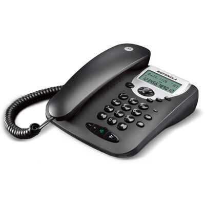 Ενσύρματο Τηλέφωνο Motorola CT2 Μαύρο με Οθόνη Ενσύρματο Τηλέφωνο Motorola CT2 Μαύρο με Οθόνη