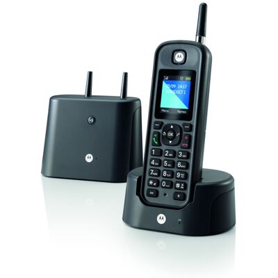 Αδιαβροχο Ασύρματο Τηλεφωνο Μαυρο Motorola O-201 Black 1 Km Αδιαβροχο Ασύρματο Τηλεφωνο Μαυρο Motorola O-201 Black 1 Km