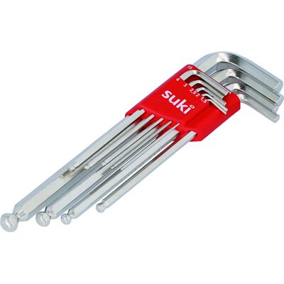 suki Κλειδί Allen Μπίλιας CR-V 1.5-10mm Σετ 9Τμχ suki Κλειδί Allen Μπίλιας CR-V 1.5-10mm Σετ 9Τμχ