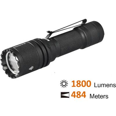 Φακός ACEBEAM DEFENDER P16 1800lm + Μπαταρία Φακός ACEBEAM DEFENDER P16 1800lm + Μπαταρία